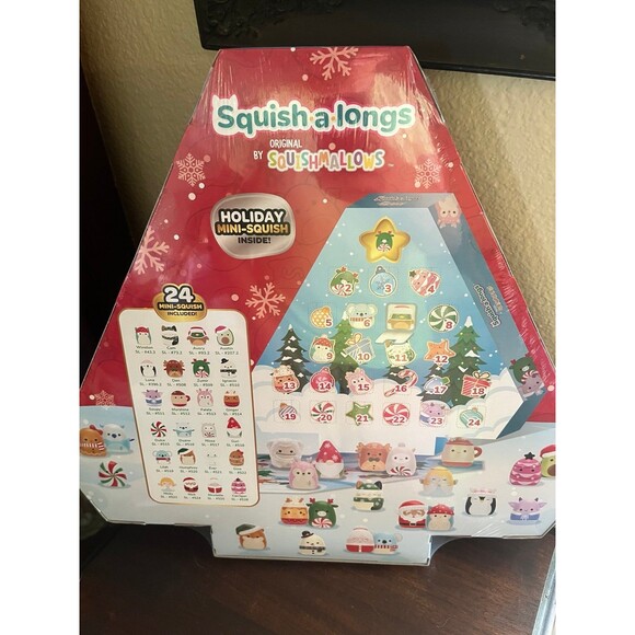 NEW Squishalongs holiday 24 day advent calendar by Squishmallows - Picture 2 of 2